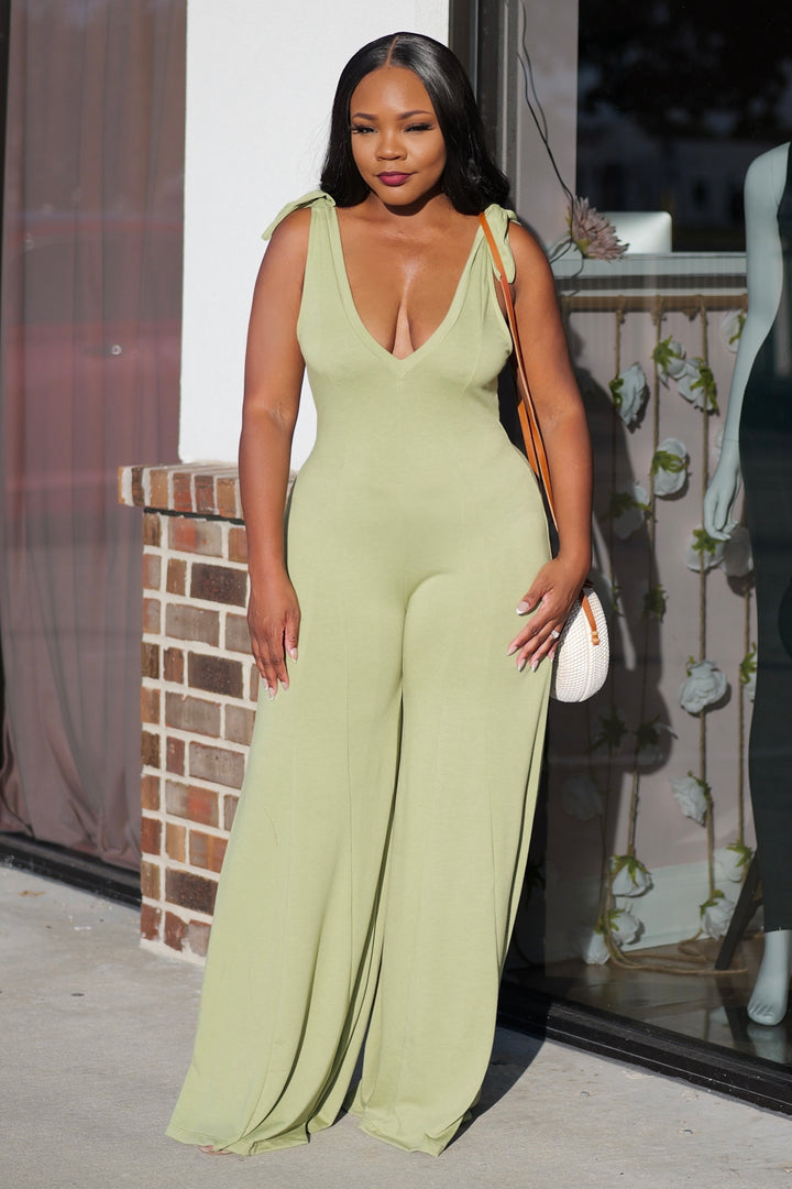 Seaux Girlie Jumpsuit (Sage)